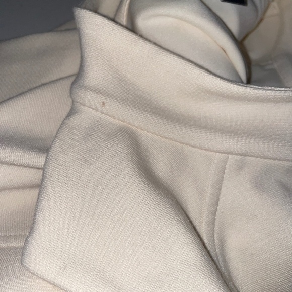 EUC Muse Mod Stretch Ponte 2-Pocket Short Dress Ivory Cream Size 6 - Picture 8 of 8